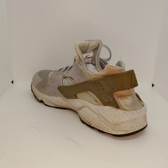 Nike Air Huarache Mens Pre-owned Wolf Gray Leather Running Sneakers - sz. 13 main image 6